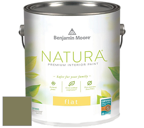 Benjamin Moore 512 Natura Interior Flat Finish матовая краска цвет 489 Oak Grove