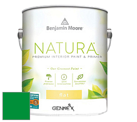Benjamin Moore 514 Natura Interior Semi-Gloss Finish краска цвет RAL 6037 