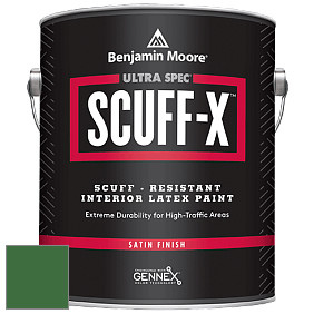 Benjamin Moore 486 Ultra Spec SCUFF-X Interior Satin Finish краска цвет 2035-10 Seaweed