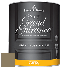 Benjamin Moore Aura 148 Grand Entrance High Gloss эмаль цвет 1519 Smoke Bush