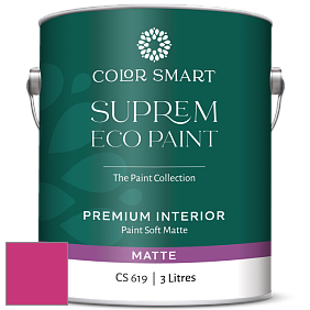 COLOR SMART CS 619 SUPREM ECO PAINT матовая краска цвет RAL 4010 
