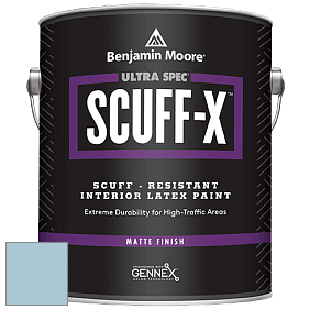 Benjamin Moore 484 Ultra Spec SCUFF-X Interior Matte Finish краска цвет 836 Sea View