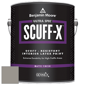 Benjamin Moore 484 Ultra Spec SCUFF-X Interior Matte Finish краска цвет 1475 Graystone