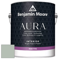 Benjamin Moore Aura 522 Interior Paint - Matte краска цвет 696 Pleasant Valley