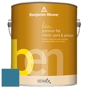 Benjamin Moore Ben W625 Premium Interior Latex Flat краска цвет NCS S 4040-B 