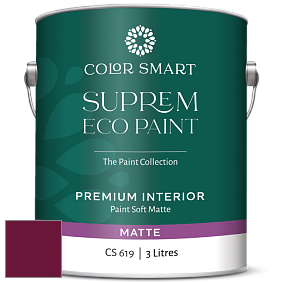 COLOR SMART CS 619 SUPREM ECO PAINT матовая краска цвет RAL 4004 
