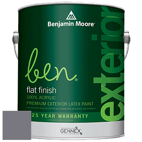 Benjamin Moore Ben 541 Waterborne Exterior Flat Finish краска цвет AF-590 