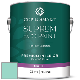 COLOR SMART CS 619 SUPREM ECO PAINT матовая краска цвет 2047-50 Shore House Green