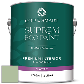 COLOR SMART CS 619 SUPREM ECO PAINT матовая краска цвет NCS S 2020-G30Y 