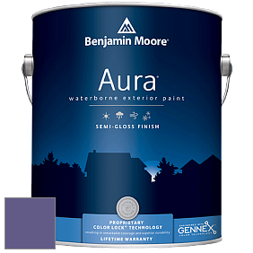 Benjamin Moore Aura 632 Waterborne Exterior Semi-Gloss Finish краска цвет 1400 Your Majesty
