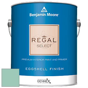 Benjamin Moore 549 Regal Select Waterborne Interior Eggshell Finish краска цвет 620 Key Largo Green
