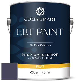 COLOR SMART CS 745 ELIT PAINT глубокоматовая моющаяся краска цвет 2068-10 Majestic Violet