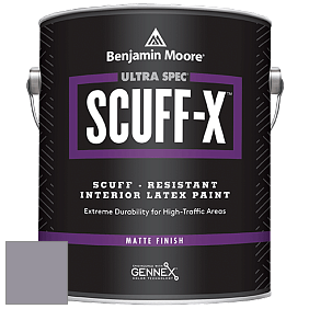 Benjamin Moore 484 Ultra Spec SCUFF-X Interior Matte Finish краска цвет NCS S 4010-R50B 