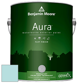 Benjamin Moore Aura 629 Waterborne Exterior Flat Finish краска цвет 750 Seabrook