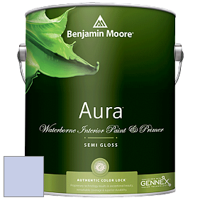 Benjamin Moore Aura 528 Waterborne Interior Semi-gloss Finish краска цвет 2068-60 Purple Lace