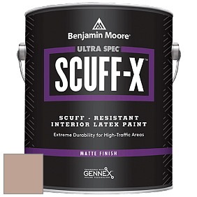 Benjamin Moore 484 Ultra Spec SCUFF-X Interior Matte Finish краска цвет AF-185 