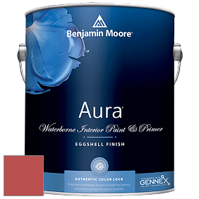 Benjamin Moore Aura 524 Waterborne Interior Eggshell Finish краска цвет 2008-20 Claret Rose