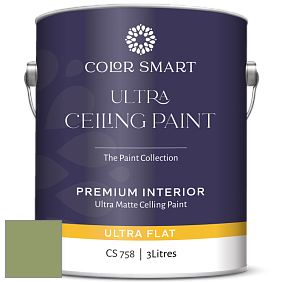 COLOR SMART CS 758 ULTRA CEILING PAINT ультраматовая краска цвет 545 Buckingham Gardens
