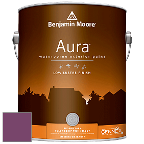 Benjamin Moore Aura 634 Waterborne Exterior Low Lustre Finish краска цвет 2074-20 Summer Plum