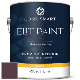COLOR SMART CS 745 ELIT PAINT глубокоматовая моющаяся краска цвет NCS S 7020-R20B 