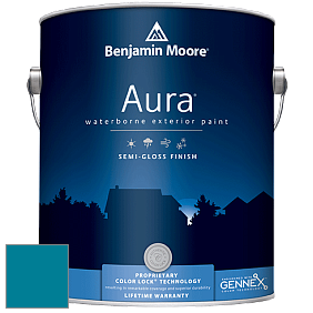 Benjamin Moore Aura 632 Waterborne Exterior Semi-Gloss Finish краска цвет 770 Americana
