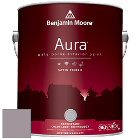 Benjamin Moore Aura 631 Waterborne Exterior Satin Finish краска цвет 1447 Amethyst Sky