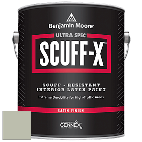 Benjamin Moore 486 Ultra Spec SCUFF-X Interior Satin Finish краска цвет 472 Aganthus Green