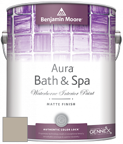 Benjamin Moore Aura 532 Bath & Spa Waterborne Interior Paint Matte Finish краска цвет AF-100 
