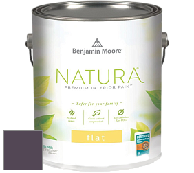 Benjamin Moore 512 Natura Interior Flat Finish матовая краска цвет 2072-20 Black Raspberry