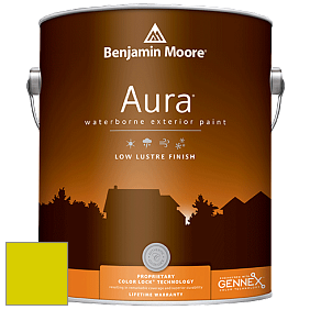 Benjamin Moore Aura 634 Waterborne Exterior Low Lustre Finish краска цвет 2025-30 New Lime