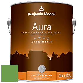 Benjamin Moore Aura 634 Waterborne Exterior Low Lustre Finish краска цвет 560 Sullivan Green