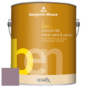 Benjamin Moore Ben W625 Premium Interior Latex Flat краска цвет NCS S 4020-R30B 