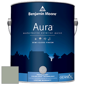Benjamin Moore Aura 632 Waterborne Exterior Semi-Gloss Finish краска цвет AF-470 