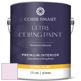 COLOR SMART CS 758 ULTRA CEILING PAINT ультраматовая краска цвет 2076-70 Nursery Pink