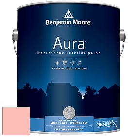 Benjamin Moore Aura 632 Waterborne Exterior Semi-Gloss Finish краска цвет 002 Newborn Baby