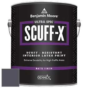 Benjamin Moore 484 Ultra Spec SCUFF-X Interior Matte Finish краска цвет 1414 Super Nova