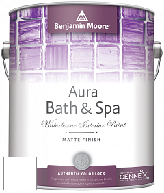 Benjamin Moore Aura 532 Bath & Spa Waterborne Interior Paint Matte Finish краска цвет 2010-30 Starburst Orange