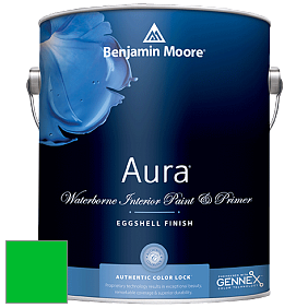 Benjamin Moore Aura 524 Waterborne Interior Eggshell Finish краска цвет RAL 6038 