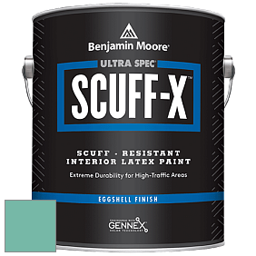 Benjamin Moore 485 Ultra Spec SCUFF-X Interior Eggshell Finish краска цвет 648 Kokopelli Teal