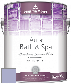 Benjamin Moore Aura 532 Bath & Spa Waterborne Interior Paint Matte Finish краска цвет 2070-50 Enchanted