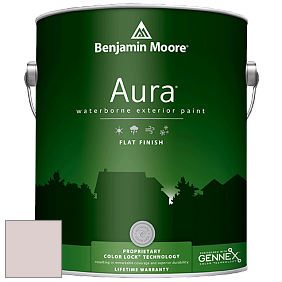 Benjamin Moore Aura 629 Waterborne Exterior Flat Finish краска цвет 1248 Organdy