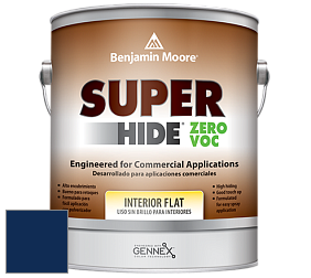 Benjamin Moore 355 Super Hide Zero Voc Interior Flat краска цвет RAL 5026 