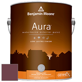 Benjamin Moore Aura 634 Waterborne Exterior Low Lustre Finish краска цвет 2083-10 Raisin Torte