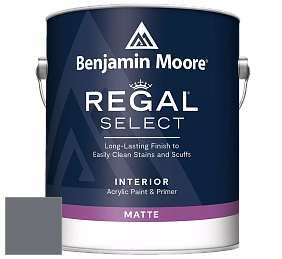 Benjamin Moore 548 IRegal Select Interior Paint - Matte краска цвет 1608 Ashland Slate