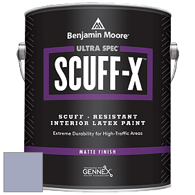 Benjamin Moore 484 Ultra Spec SCUFF-X Interior Matte Finish краска цвет 1412 Central Mauve