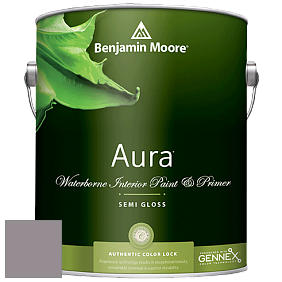 Benjamin Moore Aura 528 Waterborne Interior Semi-gloss Finish краска цвет 1454 Sleepy Hollow