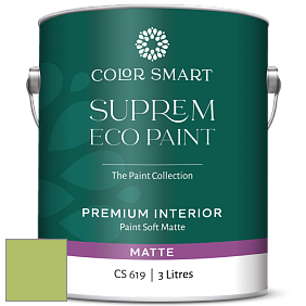 COLOR SMART CS 619 SUPREM ECO PAINT матовая краска цвет 412 Springhill Green