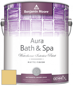 Benjamin Moore Aura 532 Bath & Spa Waterborne Interior Paint Matte Finish краска цвет 285 Treasure Trove