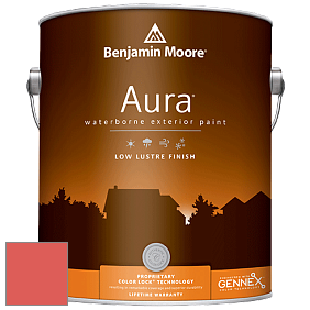 Benjamin Moore Aura 634 Waterborne Exterior Low Lustre Finish краска цвет 2011-30 Hot Spice