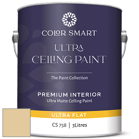 COLOR SMART CS 758 ULTRA CEILING PAINT ультраматовая краска цвет 2153-50 Desert Tan